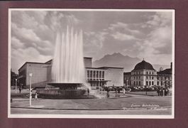 LUZERN - Wagenbachbrunnen - Kunsthaus - 1935