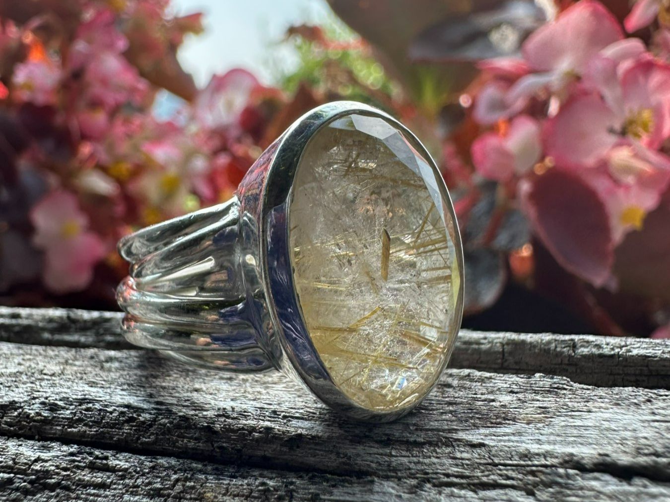 Olga Ribler Bagues: Statement Silber Ring 925 - Rutilquarz - Grösse 56 – Neuf (Voir description) à Luzern par Schmuckoutlet 4