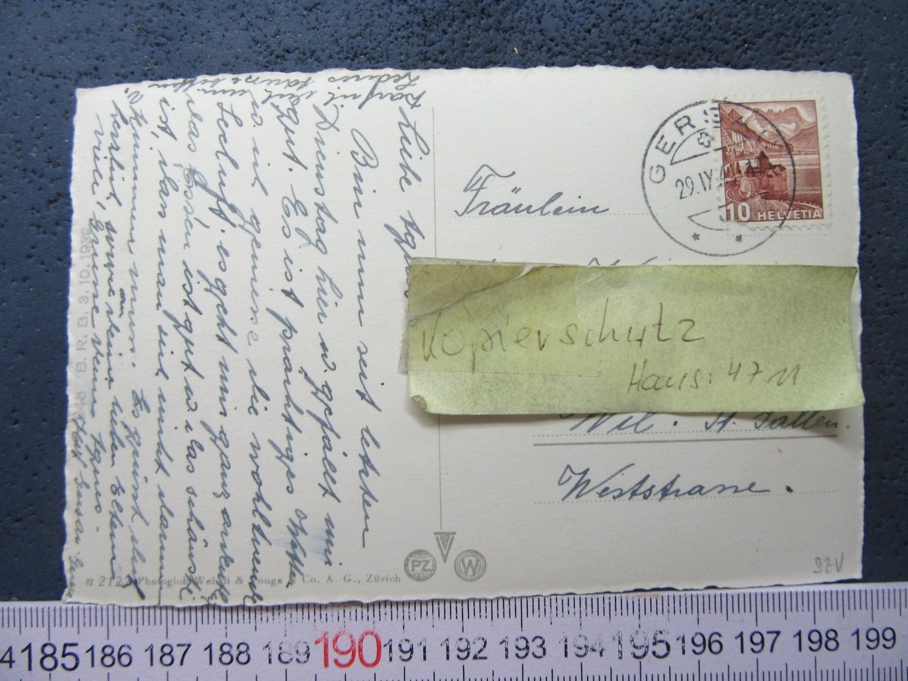 Ansichtskarten: GERSAU SZ AK 1939 – Gebraucht aus Ettingen von Hausi4711 1