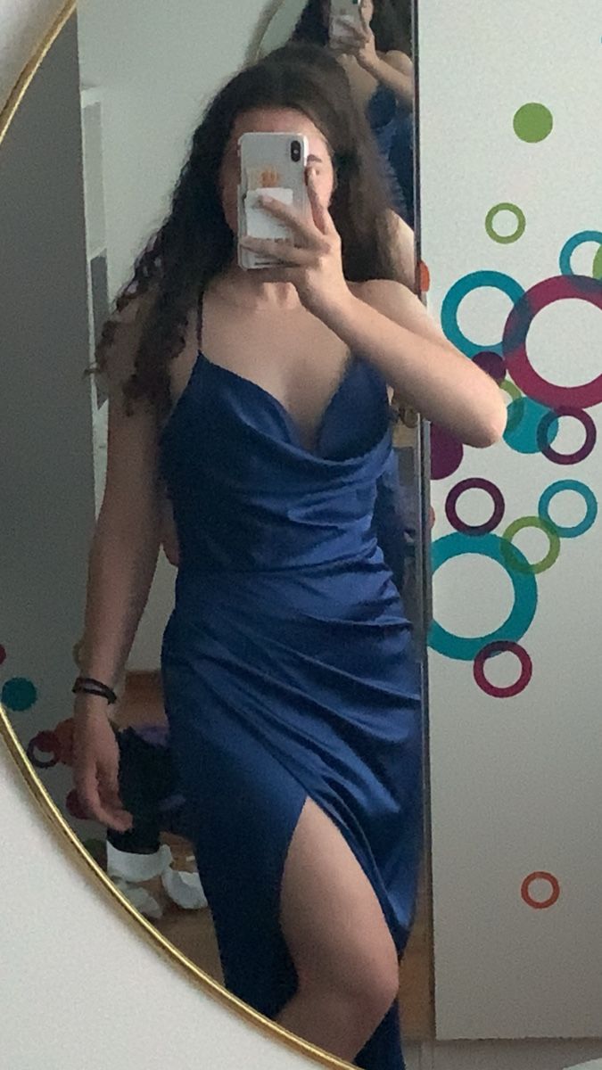 Kleider: Abendkleid blau Grösse 34 – Gebraucht aus Rütihof von sul_s5r2 3