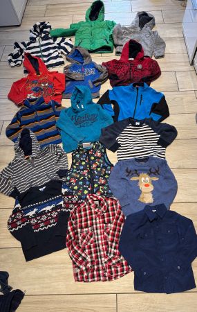 Kleiderset 104 Jacken, Pullover, Hemde 16 teilig