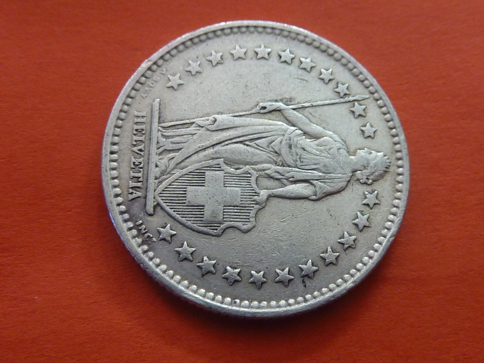 Tutti le monete: Silber 2 Fr.  1914  vorzüglich. – Usato da Seon venduto da aee_7gpz 2