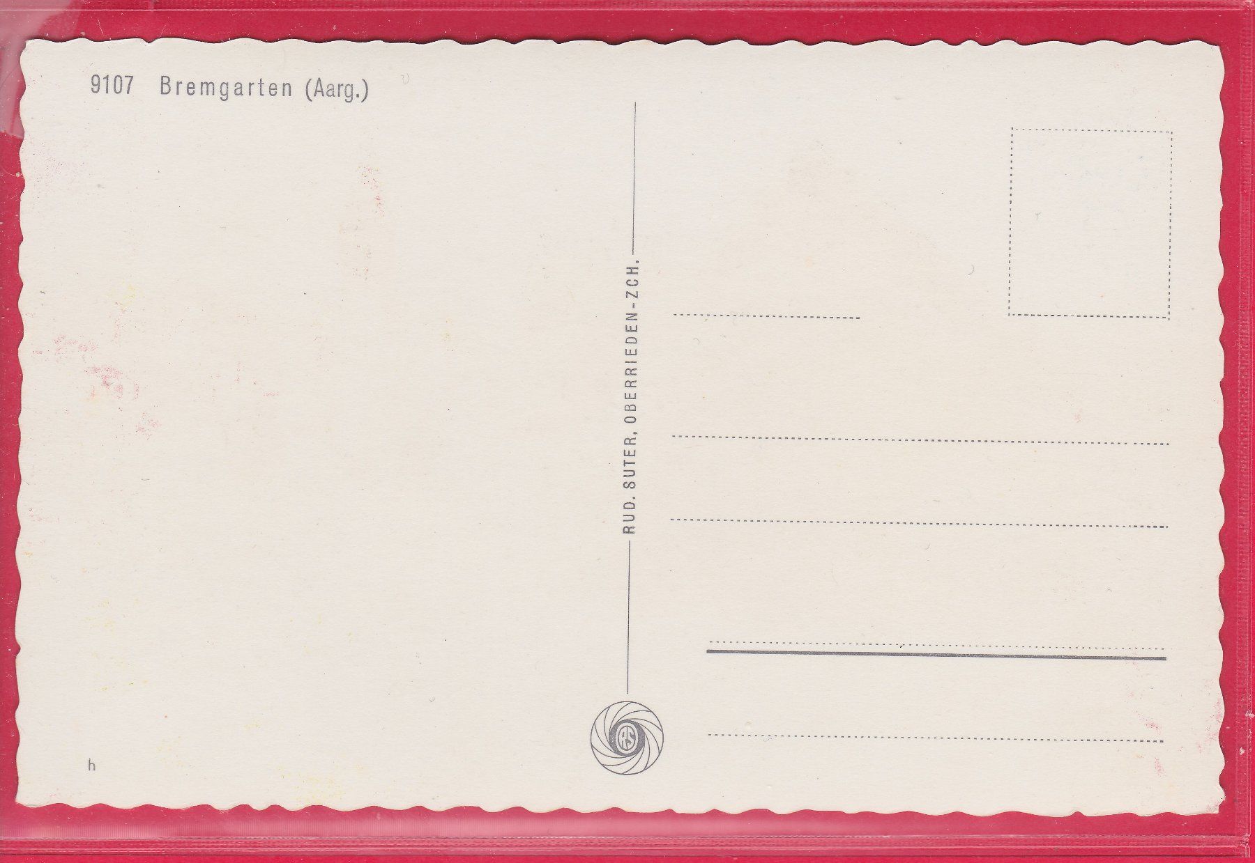 Cartoline postali: BREMGARTEN AARGAU – Usato da Oberrieden venduto da Gebirgsstelze 1