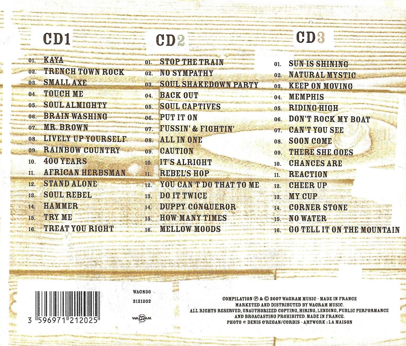 CDs: Bob Marley 3 CD's Digipack -- Same – Gebraucht aus Savagnier von Ne2065 1