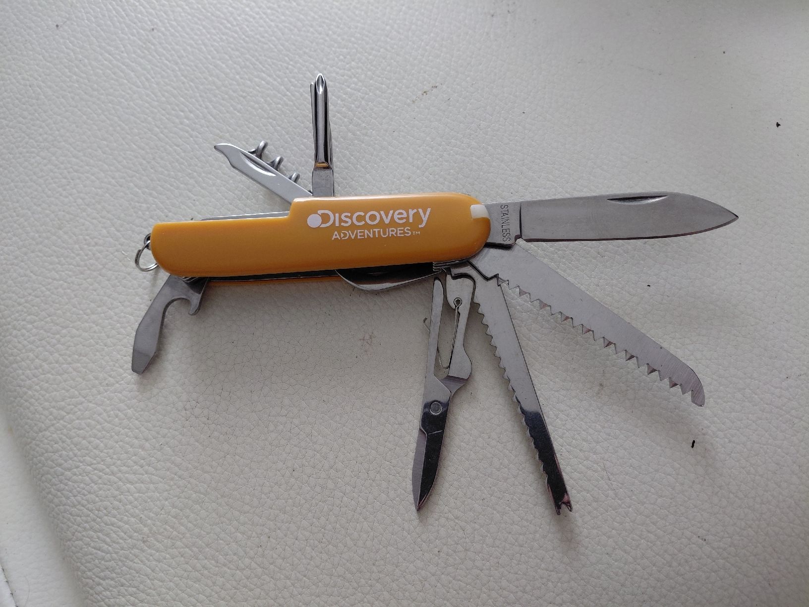 Taschenmesser: Multifunktionsmesser Discovery Adventures gelb gebraucht – Gebraucht aus Belp von mar_76s8 1