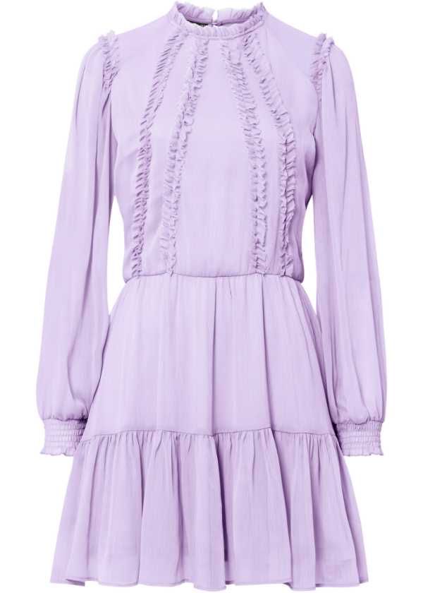 Vestiti: Wunderschönes Chiffonkleid Damen Kleid Hellviolett gr.42 Neu – Nuovo (secondo la descrizione) da Frauenfeld venduto da Vanityroom 1