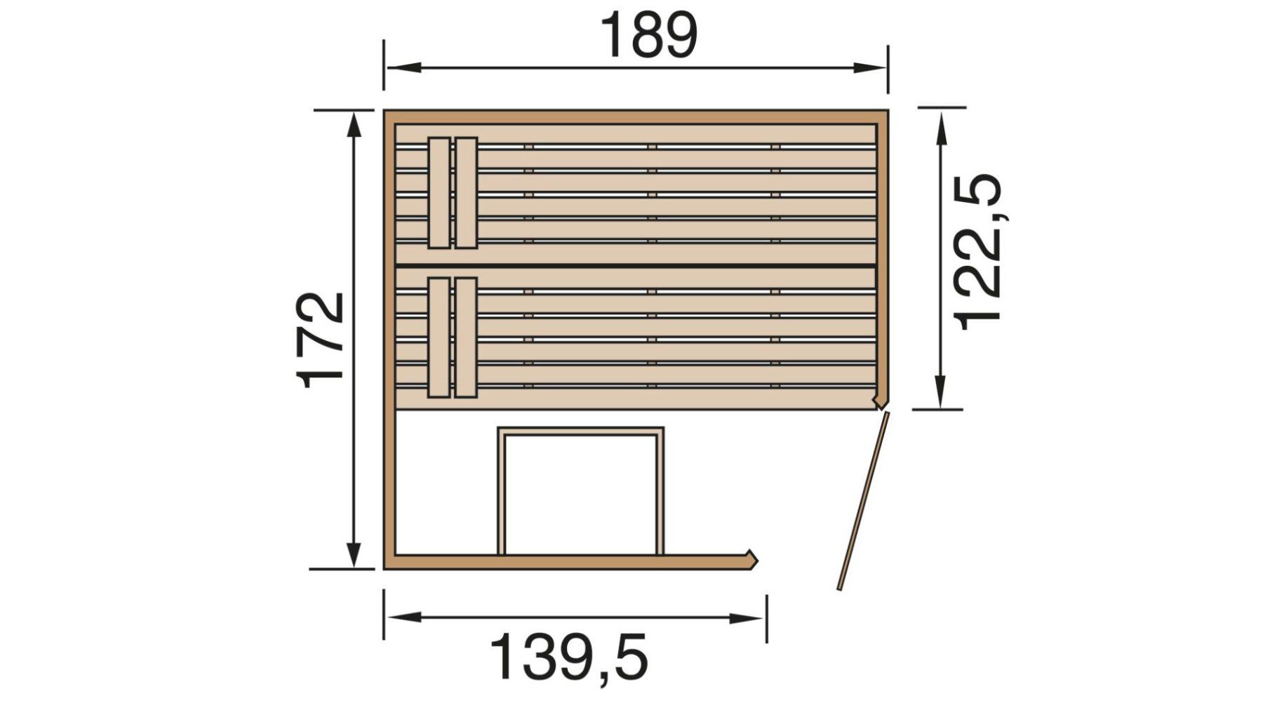 Sauna & Accessori: Sauna Valida Eck 189x172 cm – Nuovo e nell'imballaggio originale da Diepflingen venduto da Der_billige_max 1