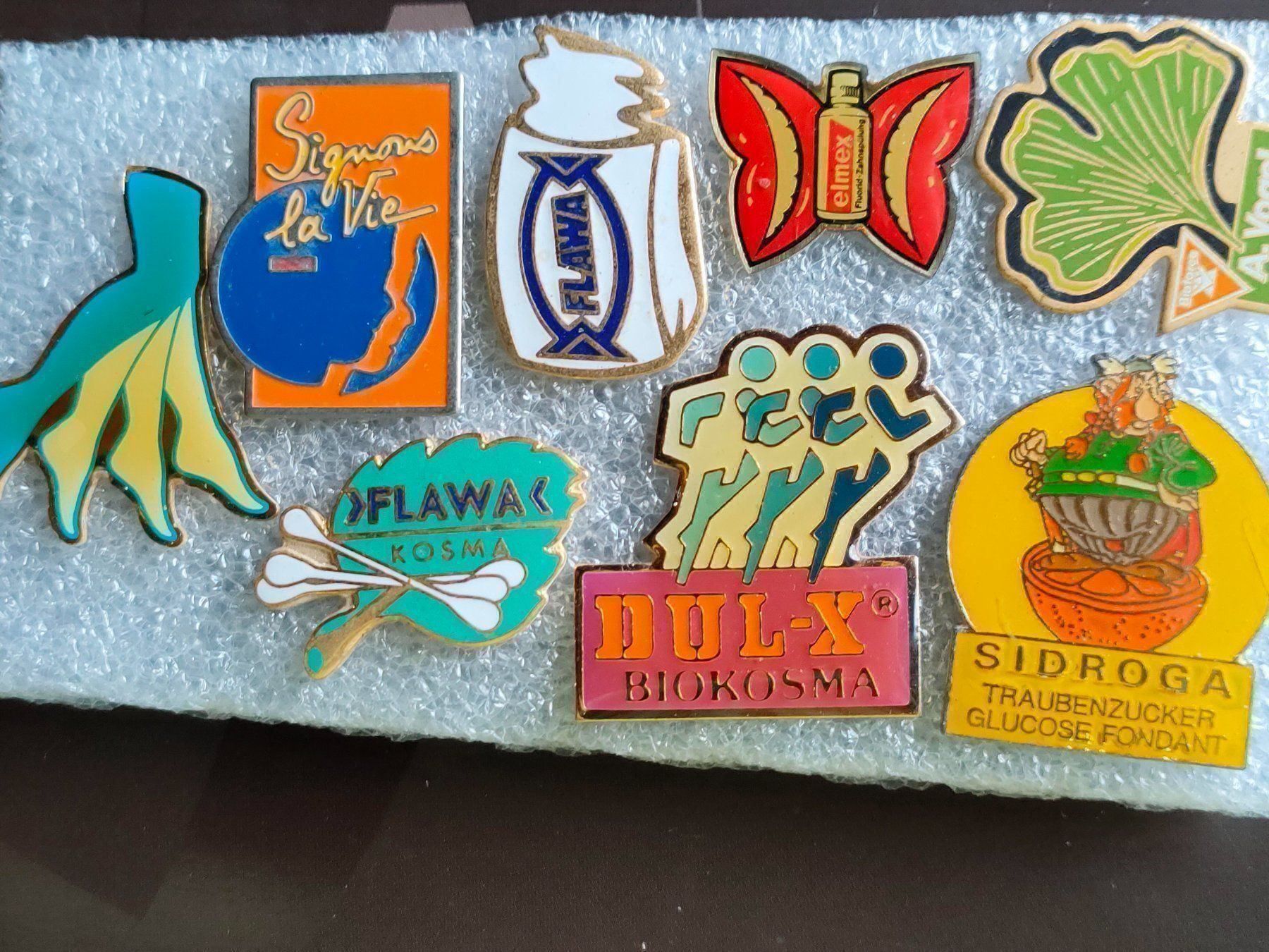 Placchette & Badge: Pin/Apotheke/Vogel/Dul-x/Sidroga/Elmex – Usato da Brugg AG venduto da Mashaba 3