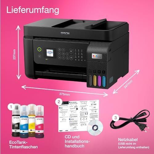 Drucker: EcoTank ET-4800 Tintentankdrucker Zuhaus Zuhause kleine – Neu und originalverpackt aus Hundwil von tec_mm27 2