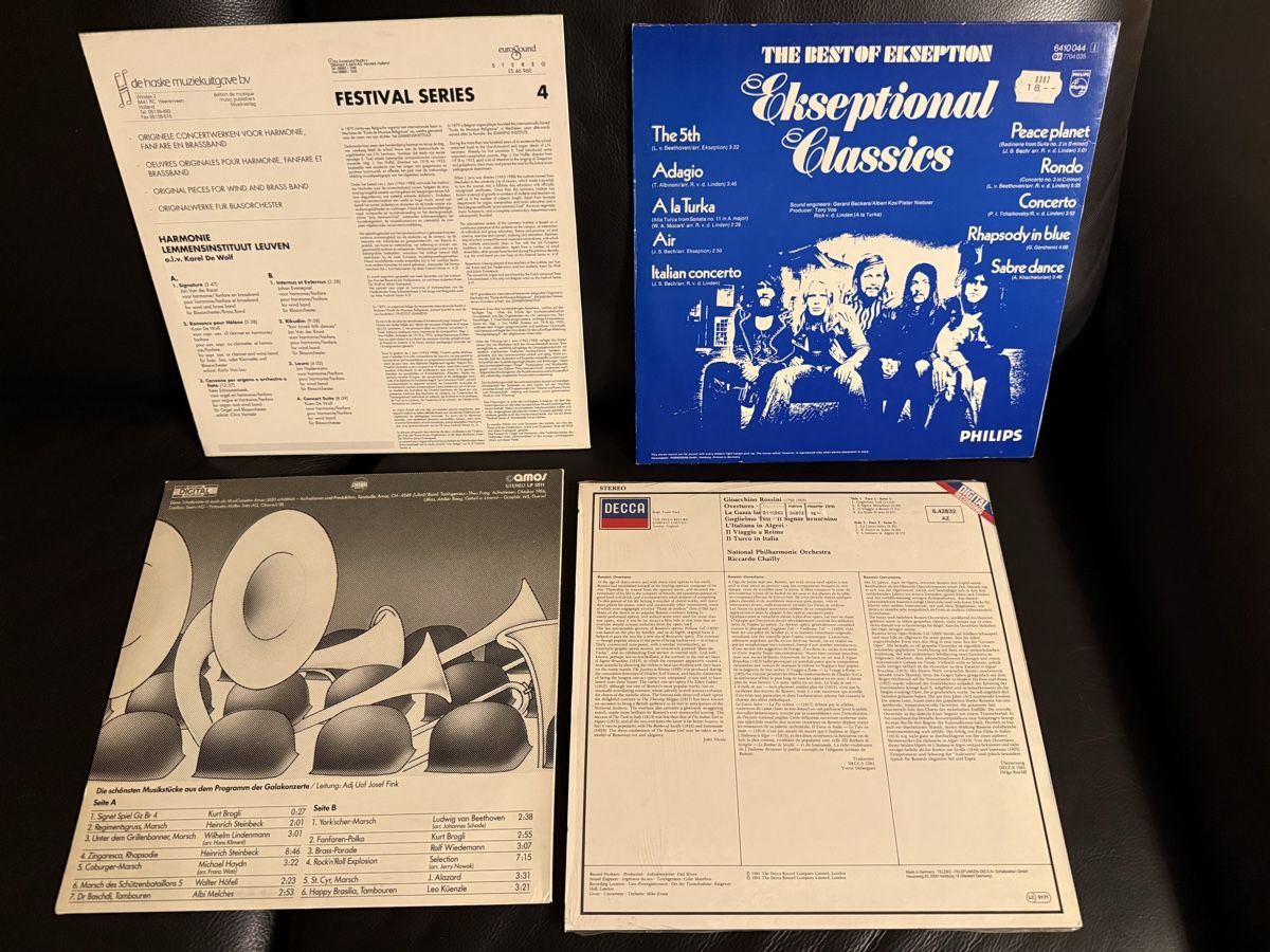 Dischi in vinile: 4 Schallplatten - Karel de Wolf. Rossini. Ekseptional – Usato da Goldach venduto da Messerguru 5