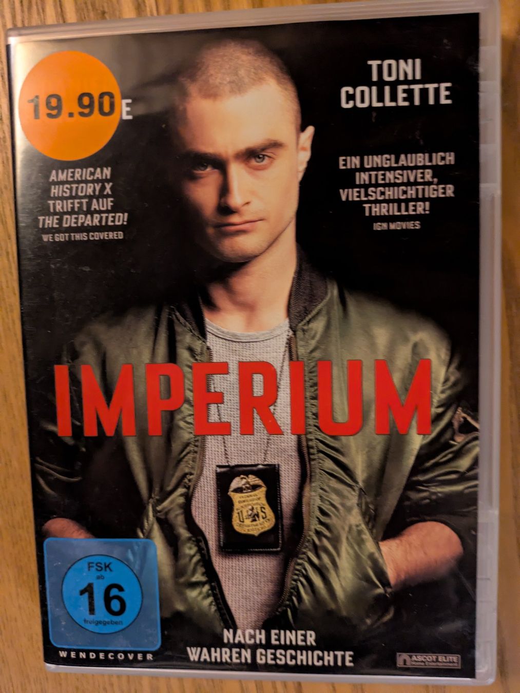 Tutti i DVDs: Imperium  - Daniel Radcliffe (DVD - Thriller) – Usato da Männedorf venduto da Pacer19