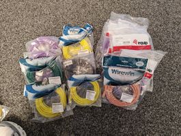 9x 3 Meter und 8x 5 Meter LAN Kabel RJ45