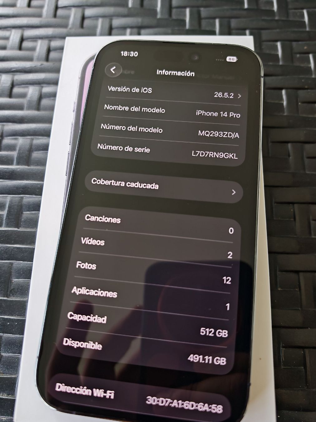 Apple Handys / Smartphones: iPhone 14 Pro 512gb Deep Purple – Gebraucht aus Buchs SG von vic_qf5y 4