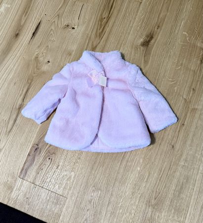 Mayoral Mädchen Jacke in rosa Pelz Gr. 70 / 4-6M