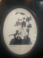 Original HandScherenschnitt, signiert, gerahmt