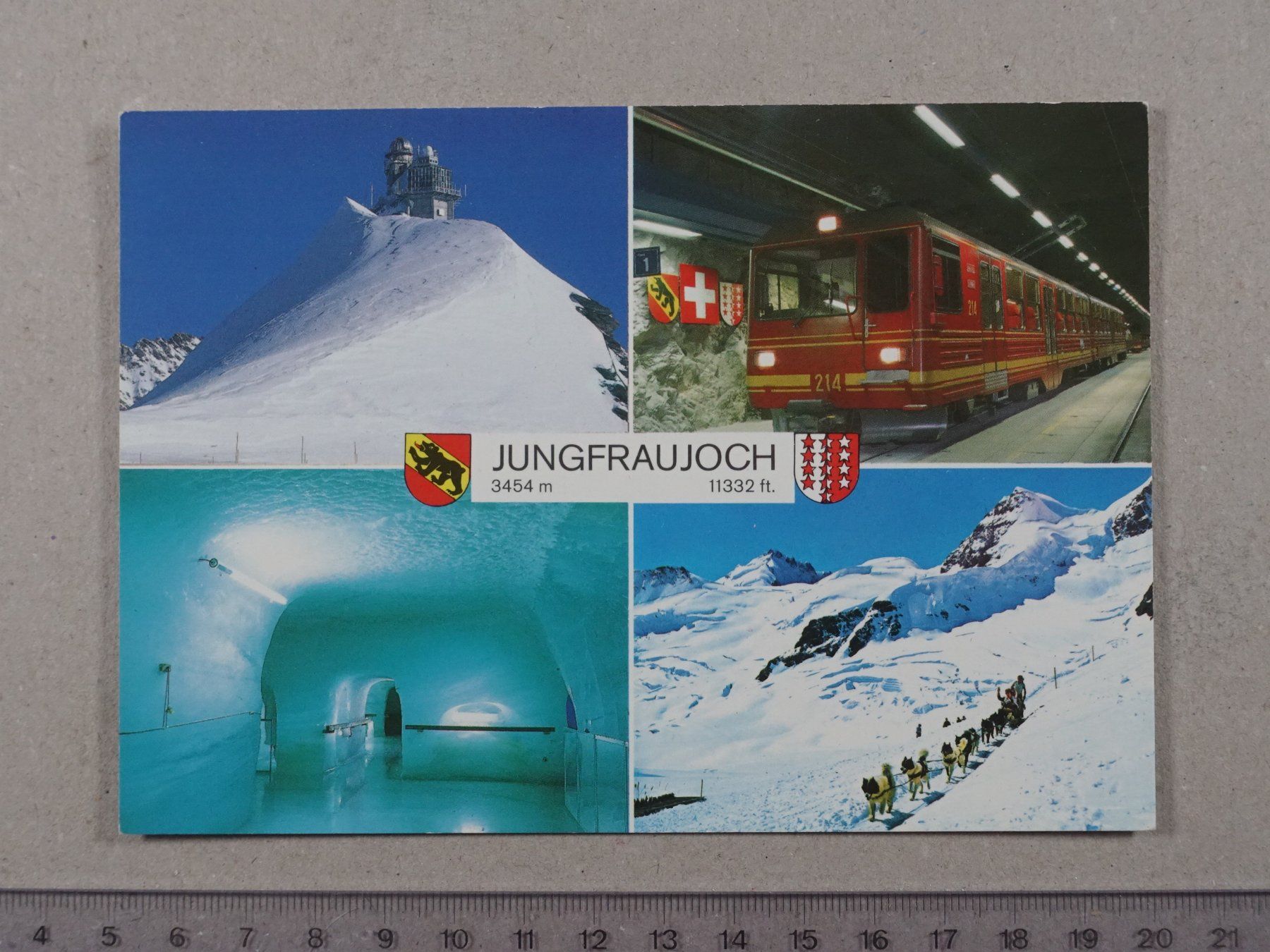 Ansichtskarten: Jungfrau, Jungfraujoch – Gebraucht aus Lenzburg von fh1