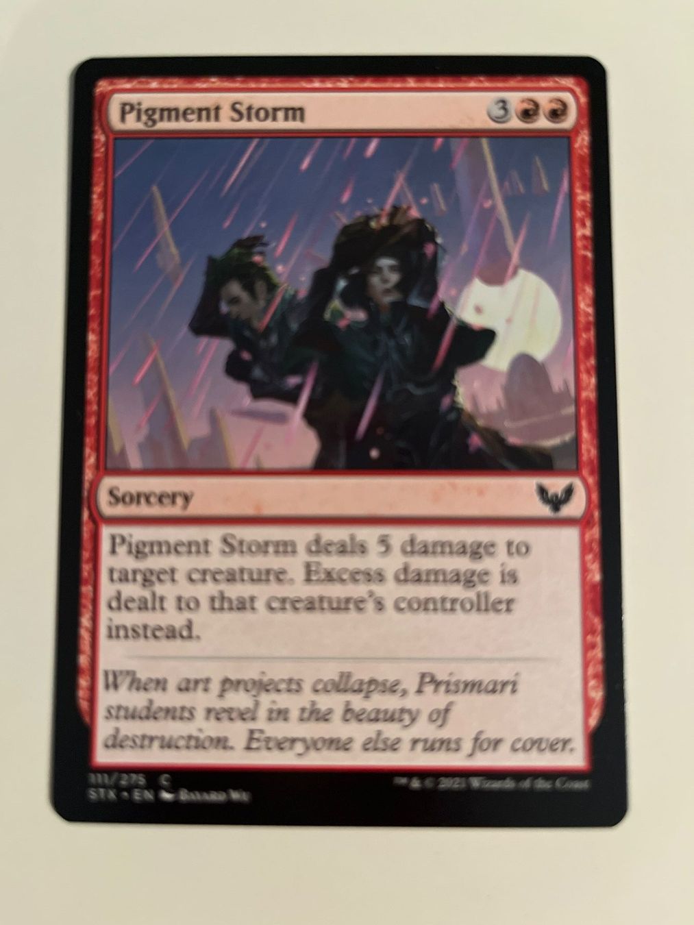 Magic The Gathering Carte collezionabili: 1 x Pigment Storm - Magic: The Gathering - MtG – Usato da Kriens venduto da Shadi1980