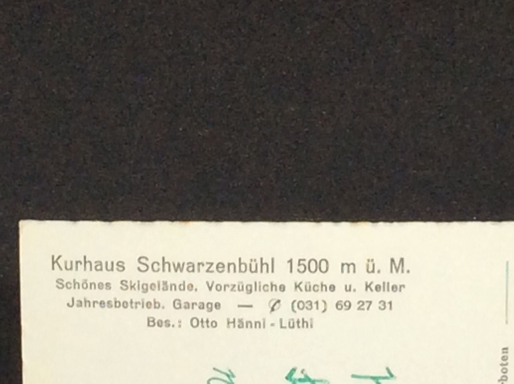 Cartoline postali: Kurhaus Schwarzenbühl – Usato da Widnau venduto da Brusi9 2