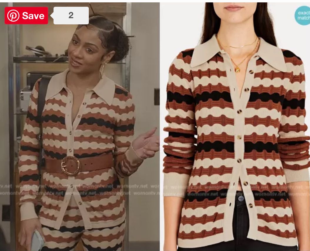 Pulls & Sweat-shirts: Retro Striped Knit Cardigan – D'occasion à Zürich par mary_5ln5