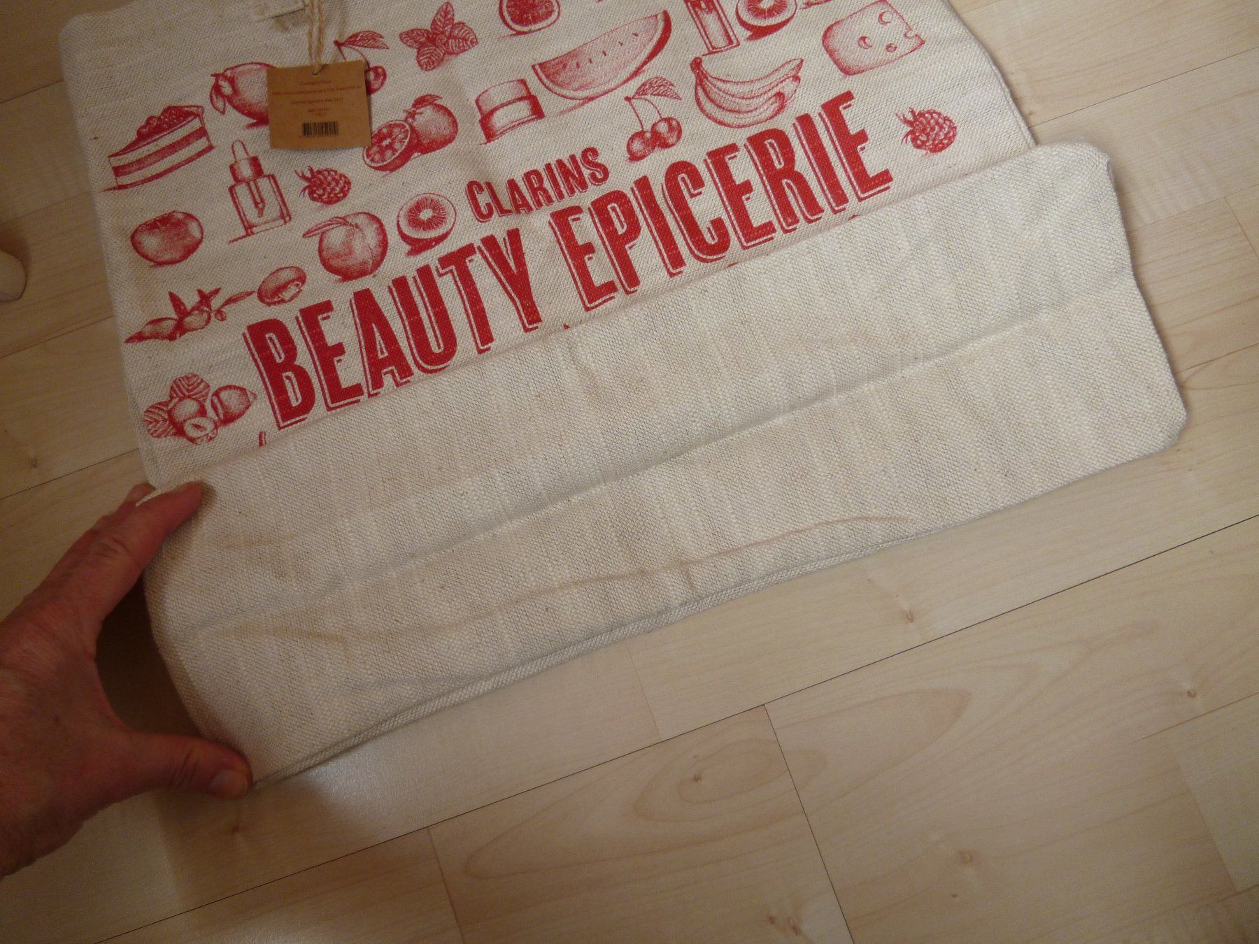 Taschen: CLARINS BEAUTY EPICERIE Stofftasche Tasche – Gebraucht aus Dättlikon von Mamakuga 5