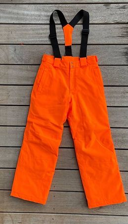 Skihose Gr. 134/140 neon orange
