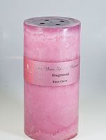 Kerze “Rose Clove“, Grösse L