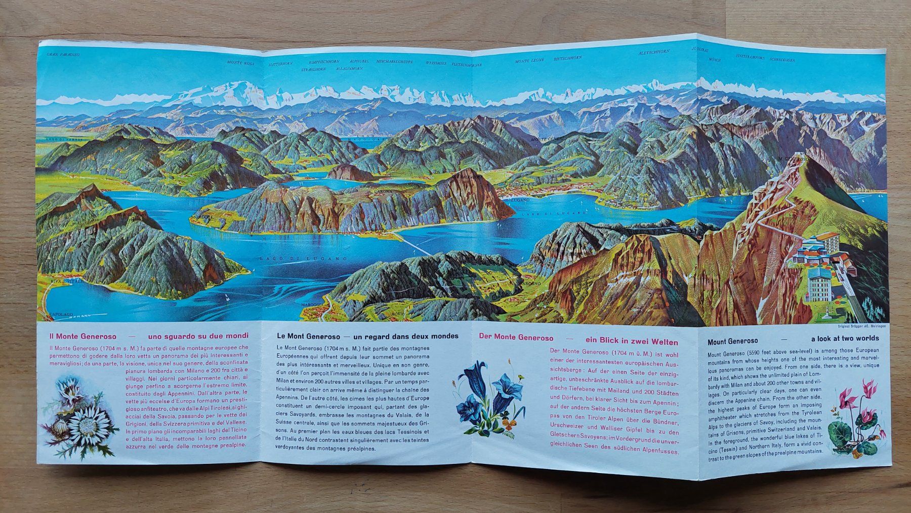 Documenti: Alter Prospekt Monte Generoso – Usato da Obfelden venduto da Foto_Bild_Kunst_Buch 2