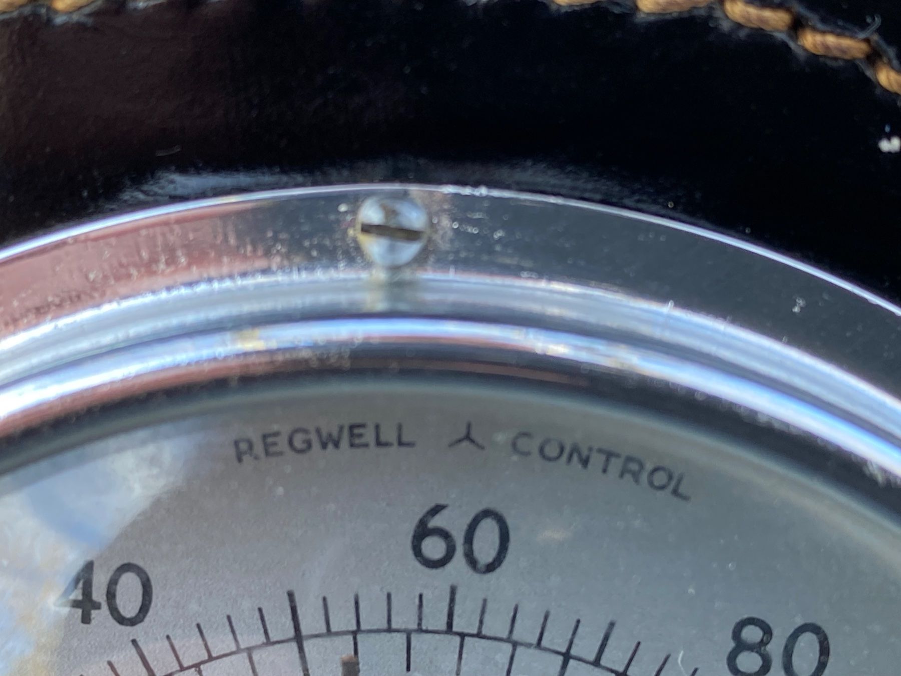 Carrozze: schöner Vintage Regwell Control Thermometer – Usato da Feldbach venduto da Fea1 5