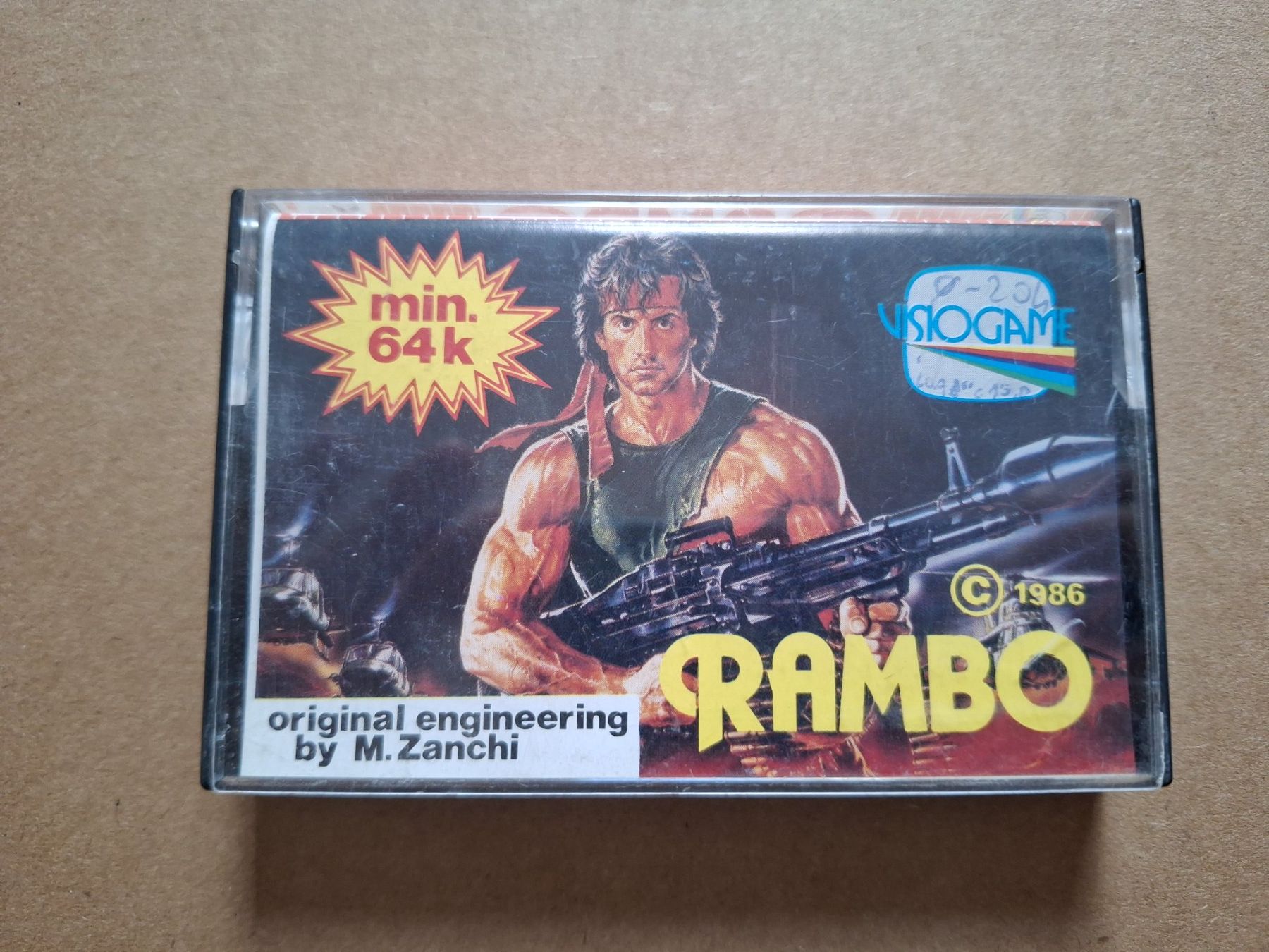 Spiele: Rambo - MSX Game Kassette - Visiogame – Gebraucht aus Altstätten SG von GGsGameshop