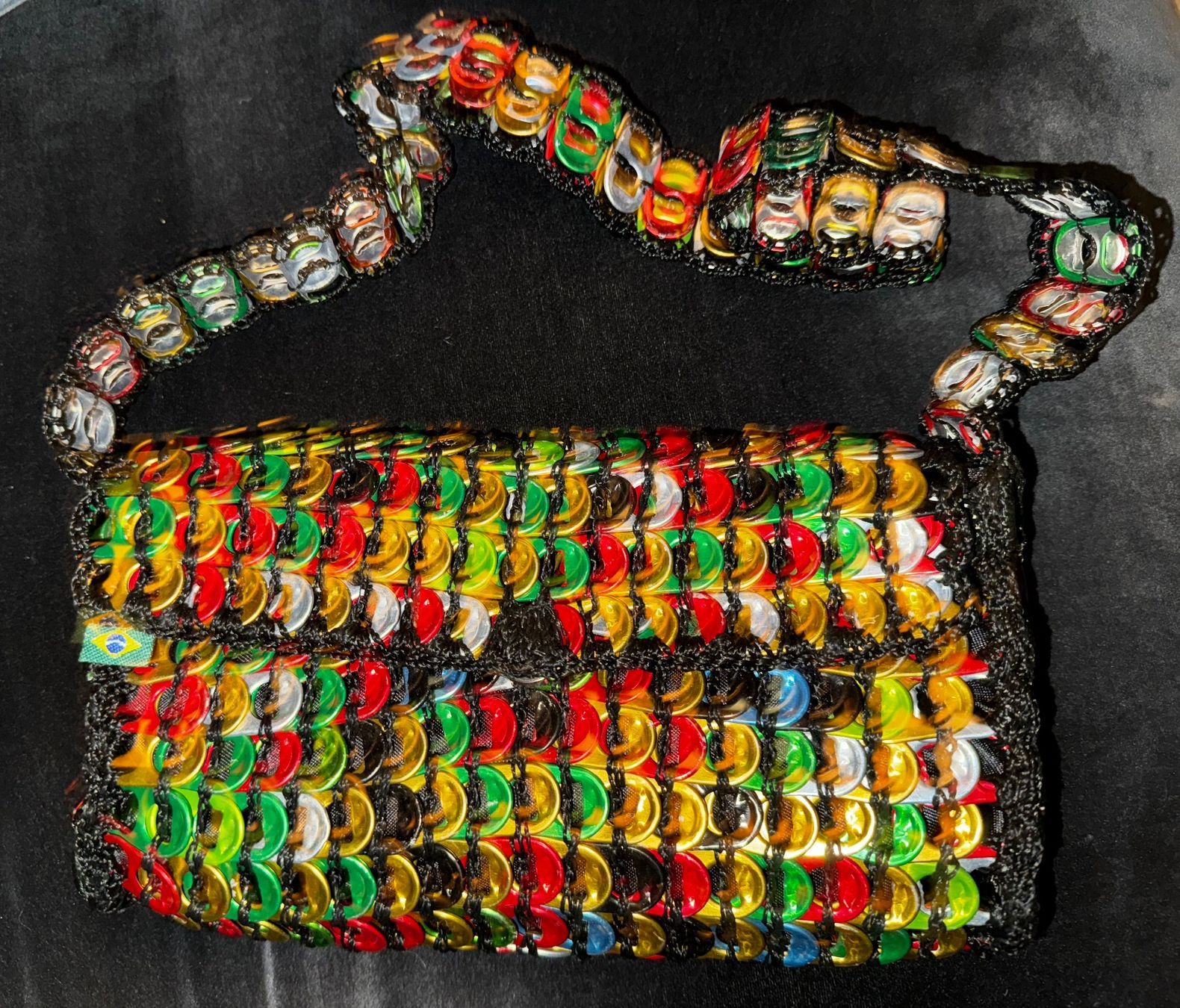 Borse da donna: Handmade Upgraded Upcycled Soda Drinks Can’s Pull Tabs Bag – Nuovo (secondo la descrizione) da Birsfelden venduto da Brut-Reserve 6