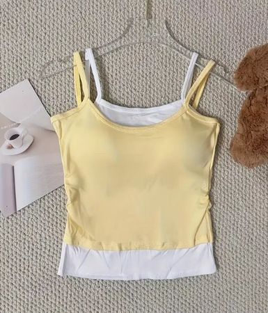 NEUES Top mit gepolstertem Brustbereich Gr. XS - 225464