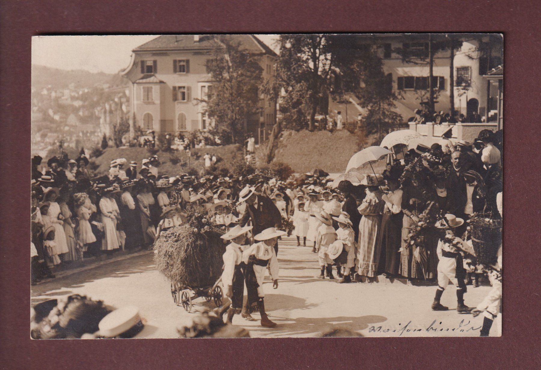 Cartoline postali: ST. GALLEN - Jugendfest - 1912 – Usato da Pully venduto da nicecards