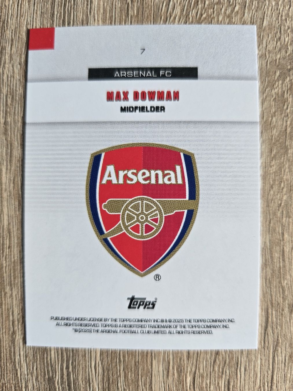 Topps Sammelbilder & Trading cards: Arsenal Teamset Max Dowman Rookie Card – Neu (gemäss Beschreibung) aus St. Gallen von SaintCity 1