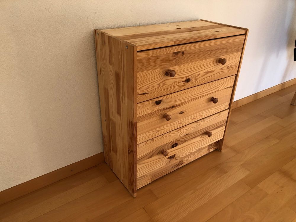 Erstaunlich Ikea Kommode Holz Alt Bilder