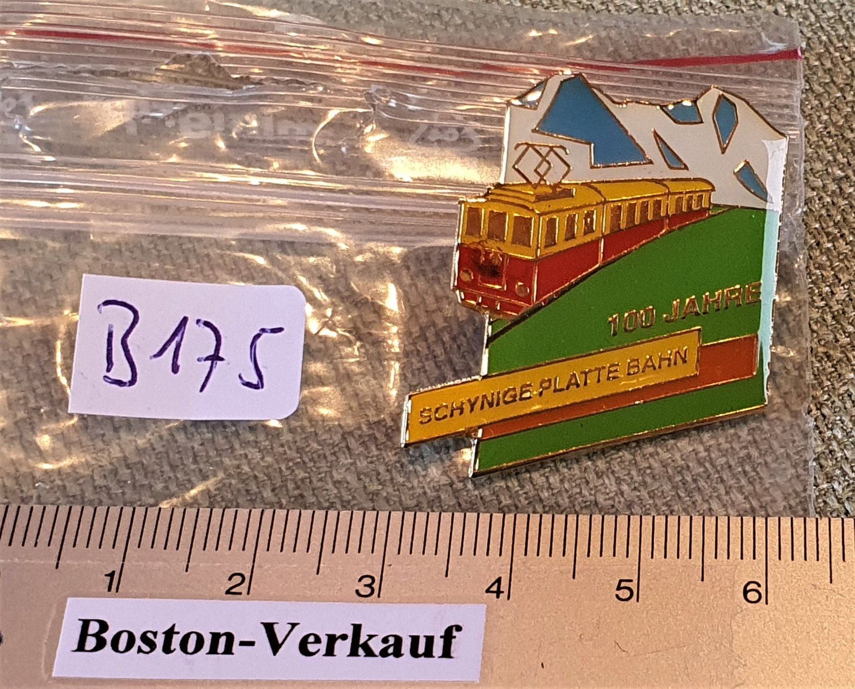 Pins: B175  Pin 100 Jahre Schynige Platte Bahn – Gebraucht aus Reinach BL von Boston-Verkauf 3