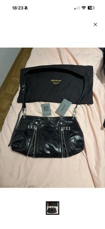 Sac à main Zadig et Voltaire noir en cuir état neuf