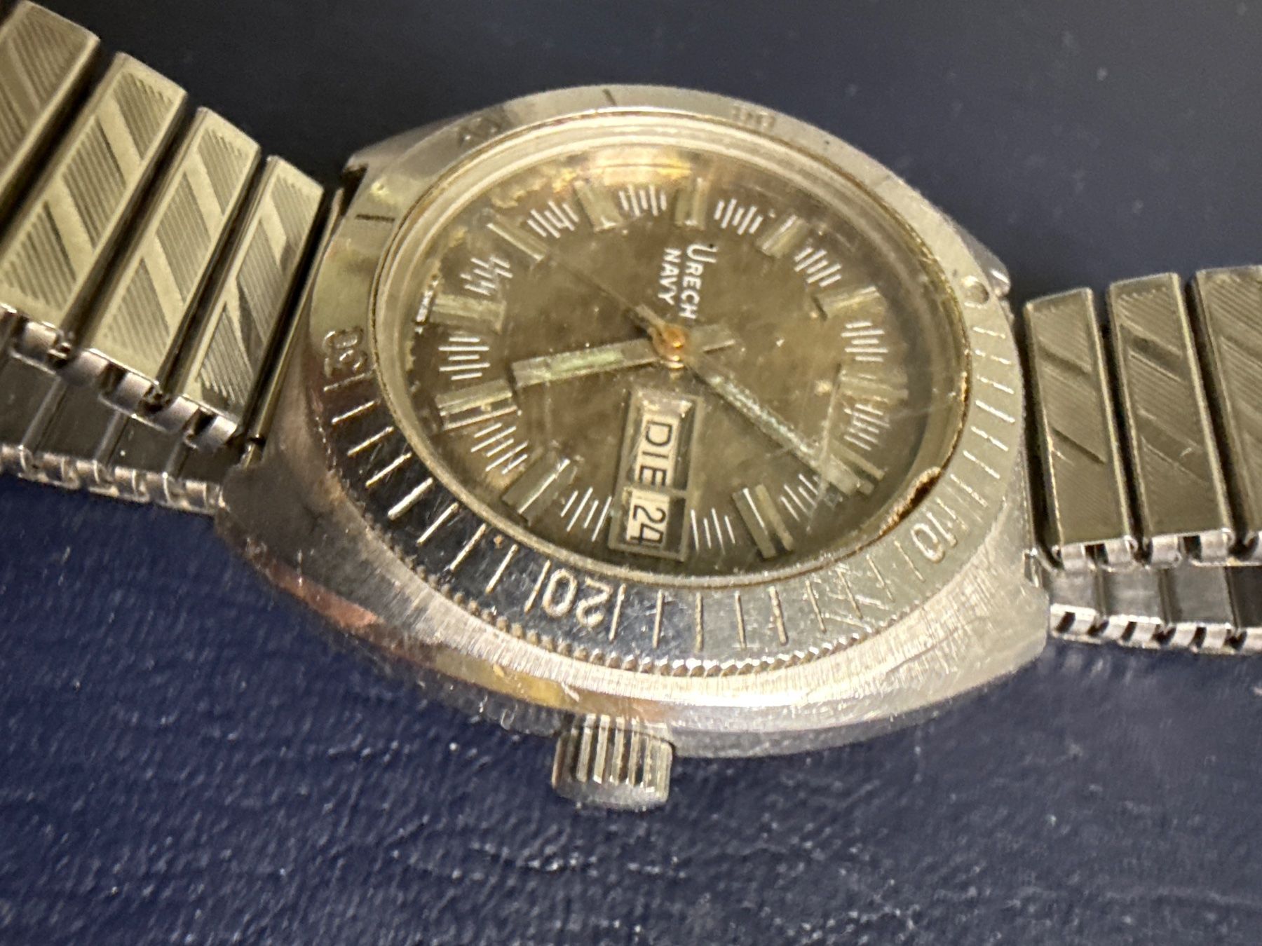 Uhren: Urech Navy Vintage Automatic 39 mm – Gebraucht aus Pfeffingen von Allhandelklgwatches 1