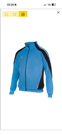 Polyesterjacke Focus hellblau von gpard Grösse M