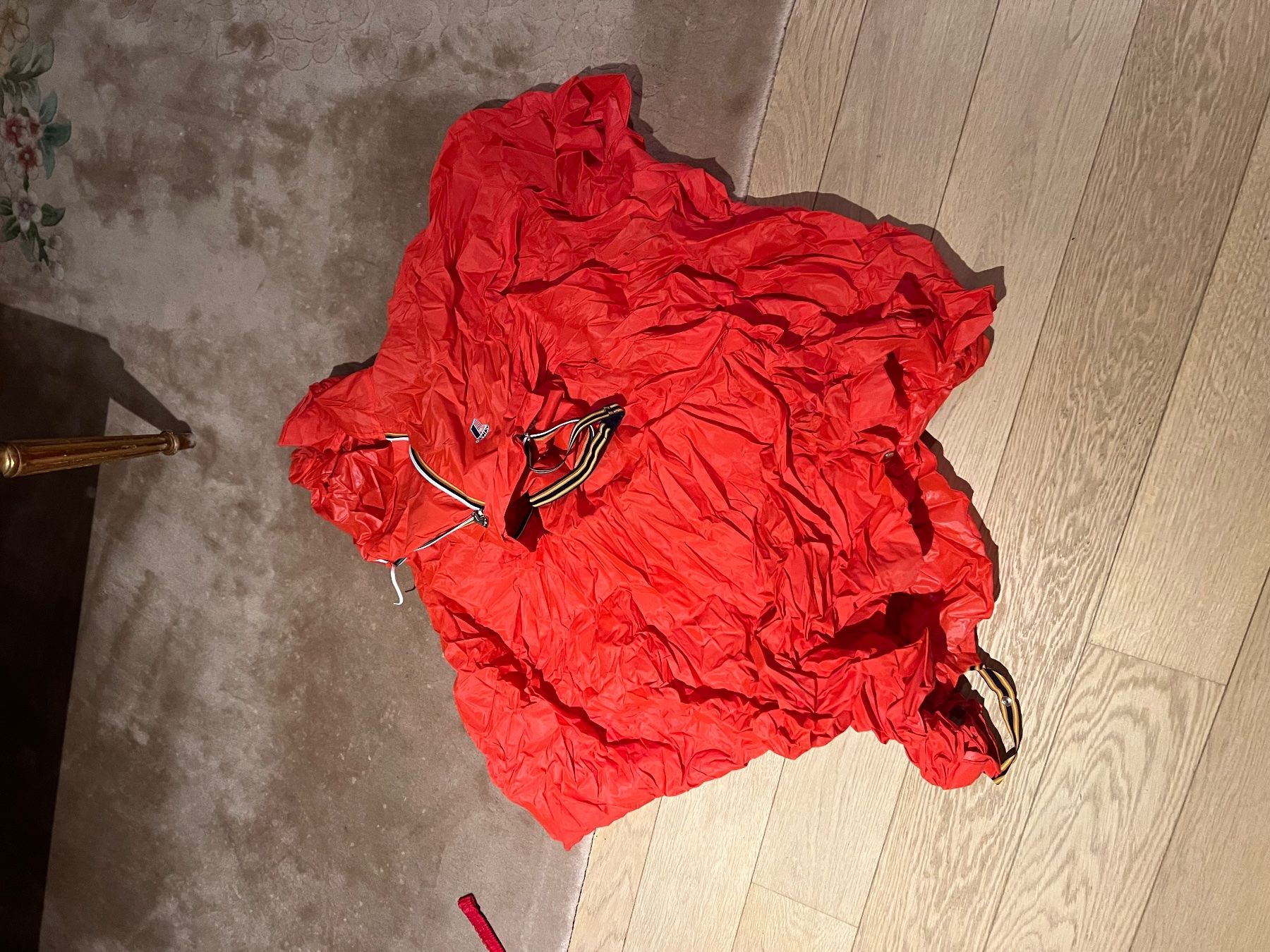 Giacche: Kway Pancho orange vintage – Usato da Veyrier venduto da Jeffdodo 1