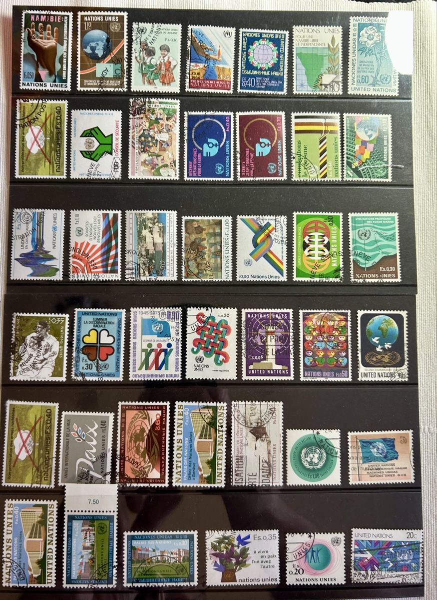 Tutti i francobolli: Lot de timbres Nations Unies – Usato da Petit-Lancy venduto da Pierre_le_voyageur