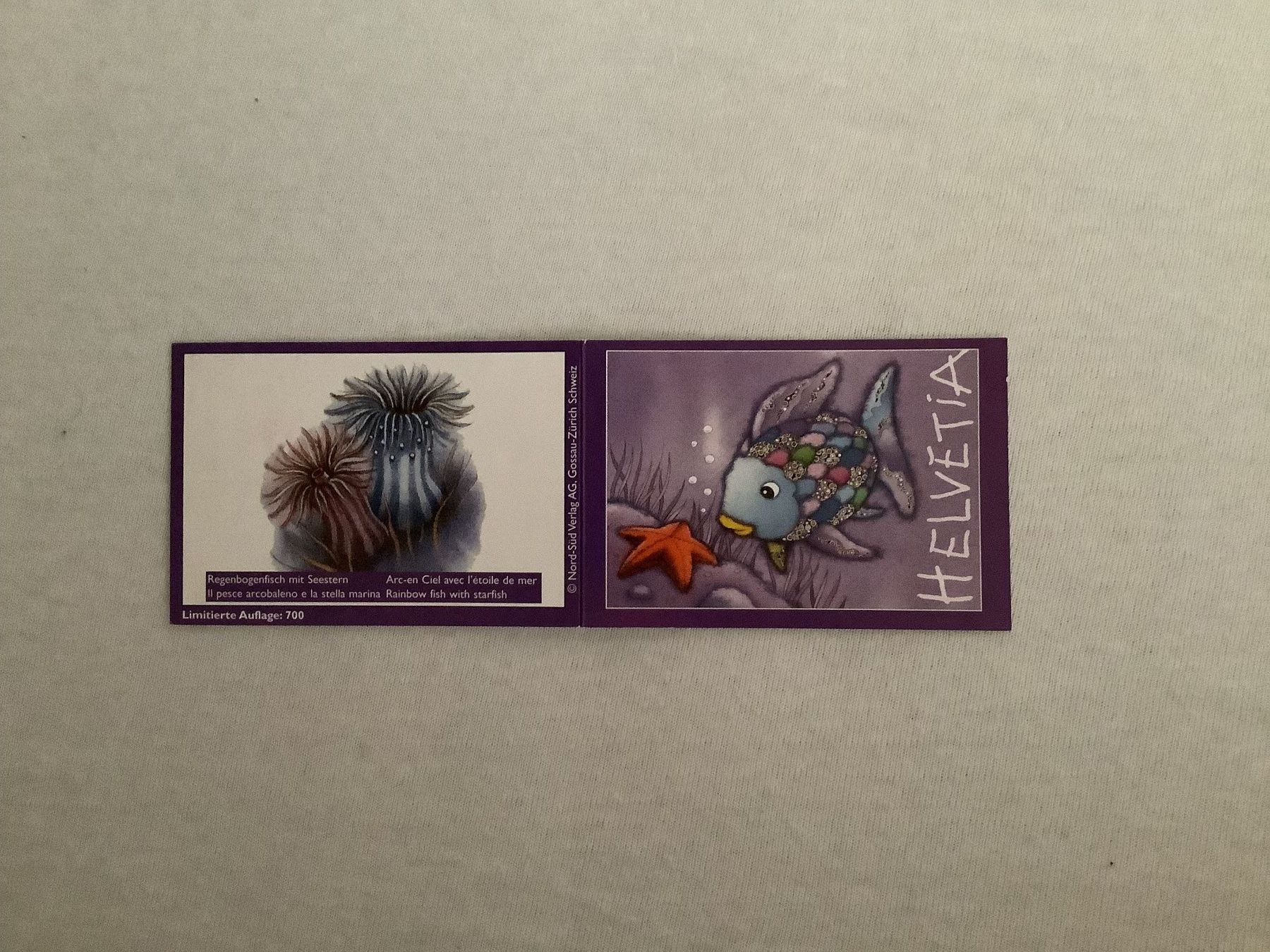Tutti i francobolli: Markenheft Regenbogenfisch mit Stempel 20.11.2001 – Usato da Eppstein Vockenhausen venduto da hightech11