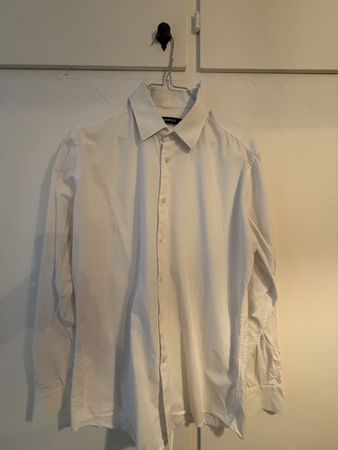 Camicia Karl Lagerfeld bianca taglia 40/102, 100% cotone