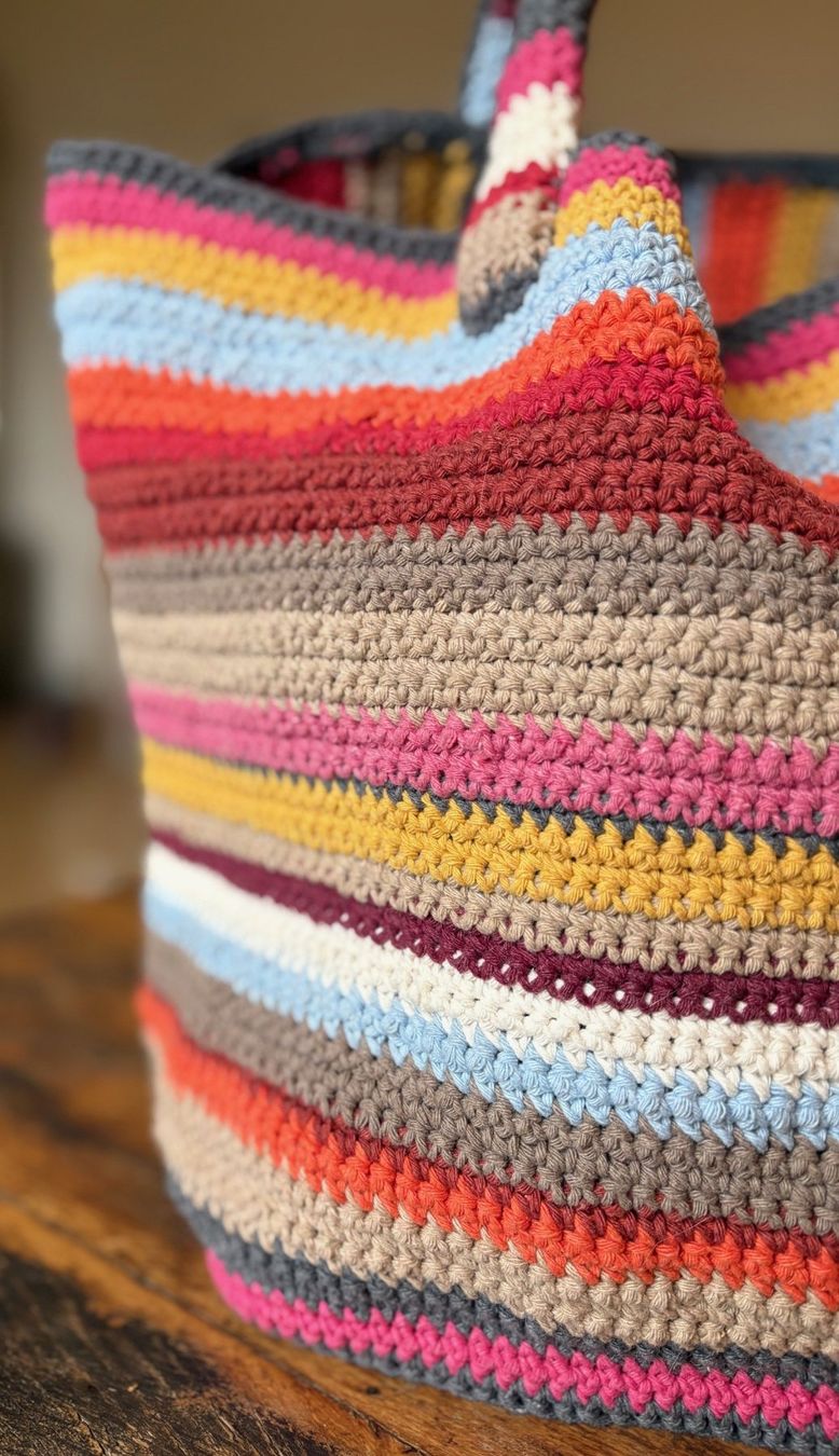 Taschen für Damen: BAG EN CROCHET HANDMADE! PIÈCE UNIQUE – Neu und originalverpackt aus Locarno von NicoNion 4