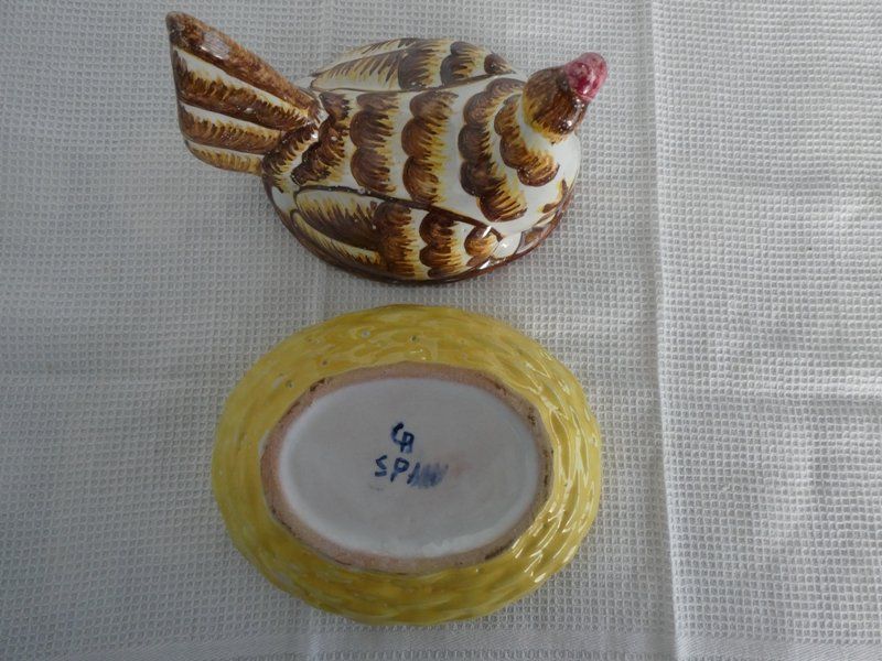 Figuren: Schale aus Keramik als Huhn – Neu (gemäss Beschreibung) aus Basel von Robyn 4