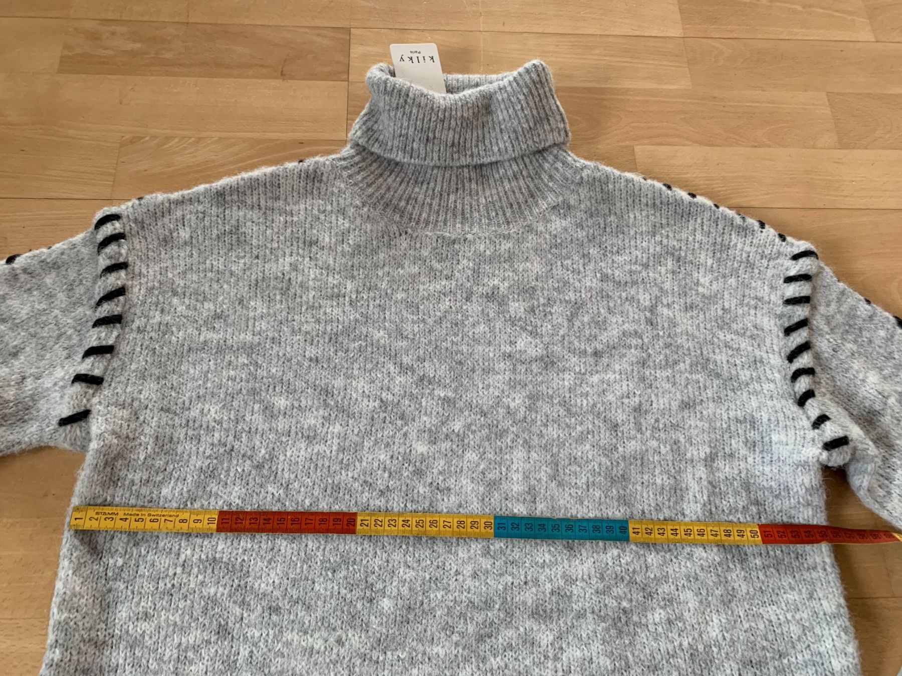 Maglioni & Felpe: Kilky Damen Strickpullover, Gr. TU, Grau/Schwarz, NEU – Nuovo e nell'imballaggio originale da Worb venduto da farben20zauber 3