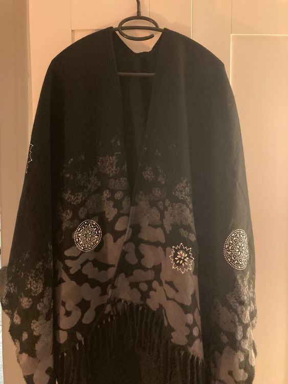 Desigual Poncho in Lederoptik | online kaufen