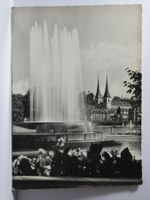 Luzern , Wagenbachbrunnen mit Hofkirche 1958