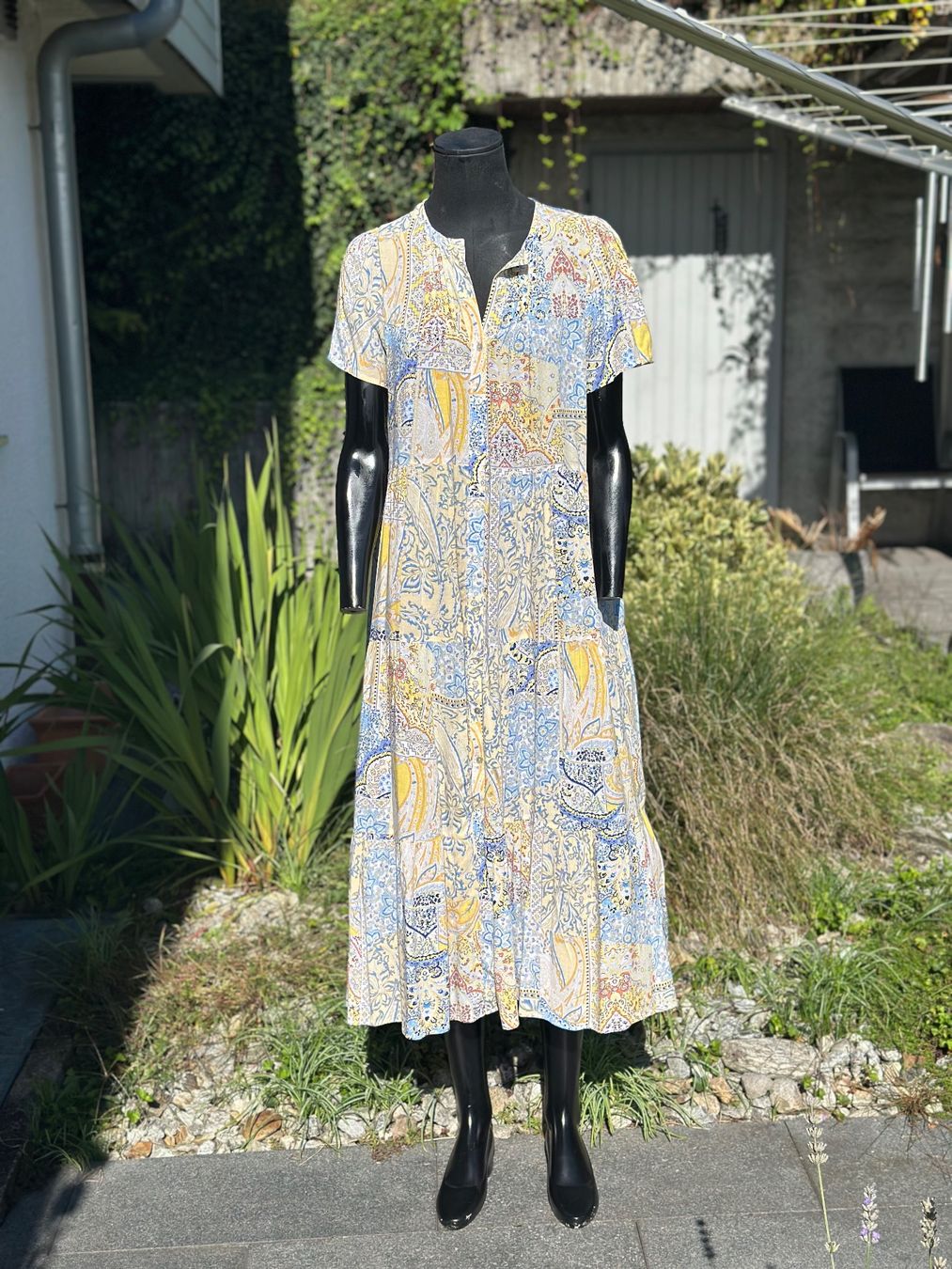 Zara Vestiti: ZARA Kleid, Gr. M, Boho-Print, fliessend, bunt, – Usato da Zufikon venduto da Modestil365 1
