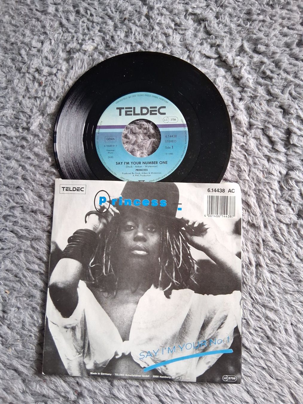 Dischi in vinile: PRINCESS      SAY I'M YOUR NUMBER ONE      7NER SINGLE – Usato da Wetzikon ZH venduto da Ramones01