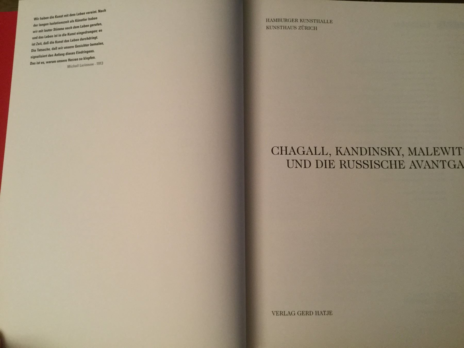 Libri: Chagall, Kandinsky, Malewitsch u.a. – Usato da Luzern venduto da Einh0rn 3